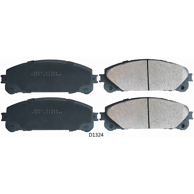 China Factory-Supplied Genuine Spare Parts Disc Brake Assembly Car Brake Pads for ToyotaRAV Hilux Yaris D1324 Front Brake Pads